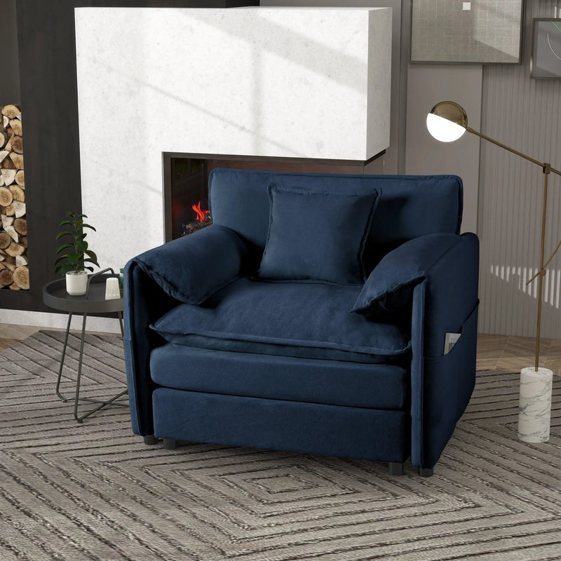 41.73" Modern Upholstered Sofa Chair by HouseOfZazla