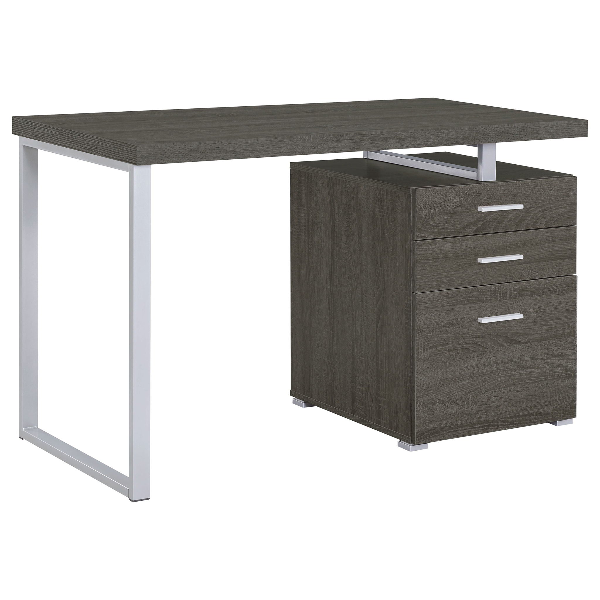 3 Drawer Reversible Office Desk by HouseOfZazla