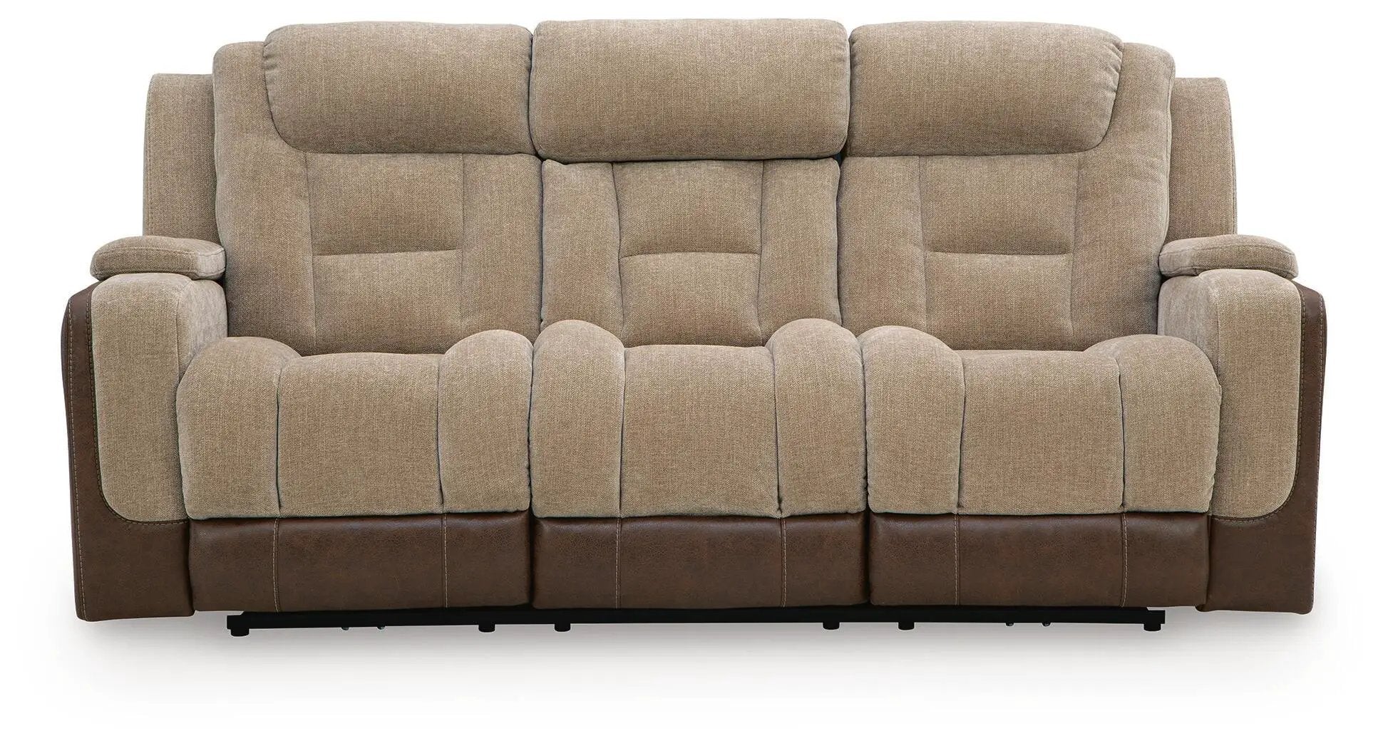 Mixed Motion - Power Reclining Sofa With Adjustable Headrest by Unique Piece Furniture