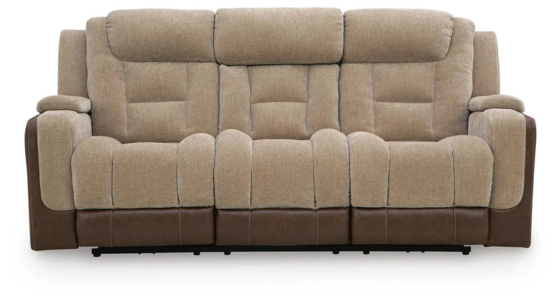 Mixed Motion - Power Reclining Sofa With Adjustable Headrest by Unique Piece Furniture
