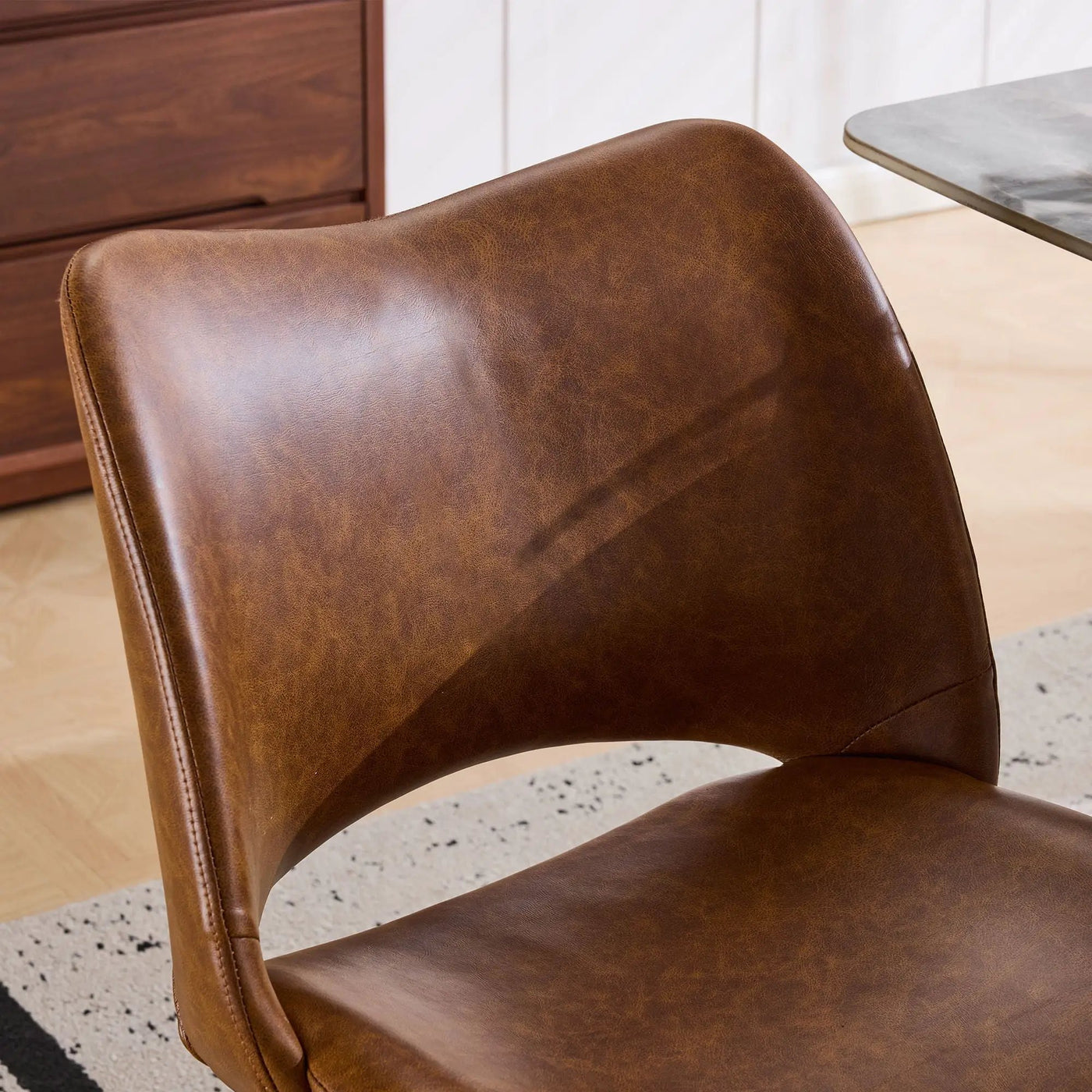 Modern Swivel Dining Chair With High Back by HouseOfZazla