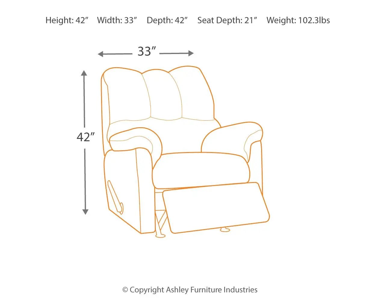 Darcy - Rocker Recliner by Unique Piece Furniture