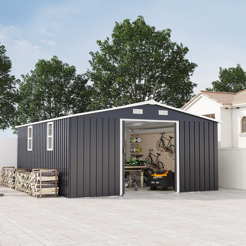 Campcraft 10x12ft Color Steel Plate Storage Shed by HouseOfZazla
