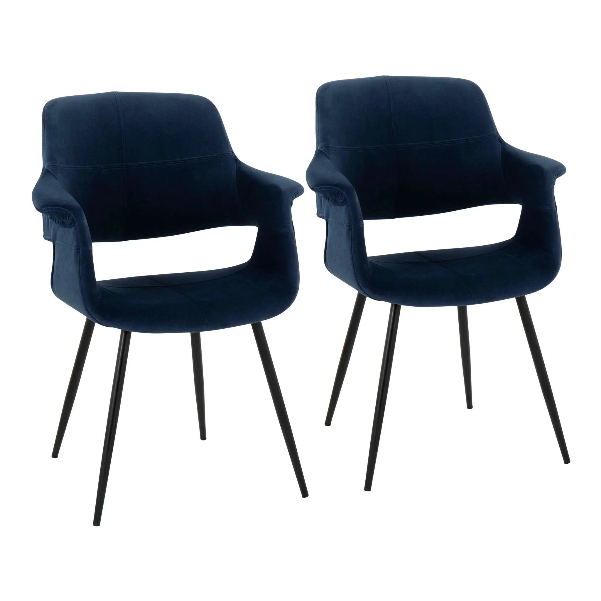 Vintage Flair - Glam, Art Deco Chair (Set of 2) by Unique Piece Furniture