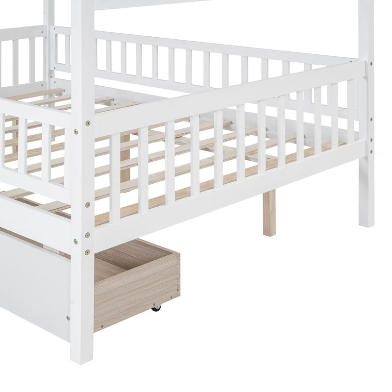 House Bed With 2 Drawers by HouseOfZazla