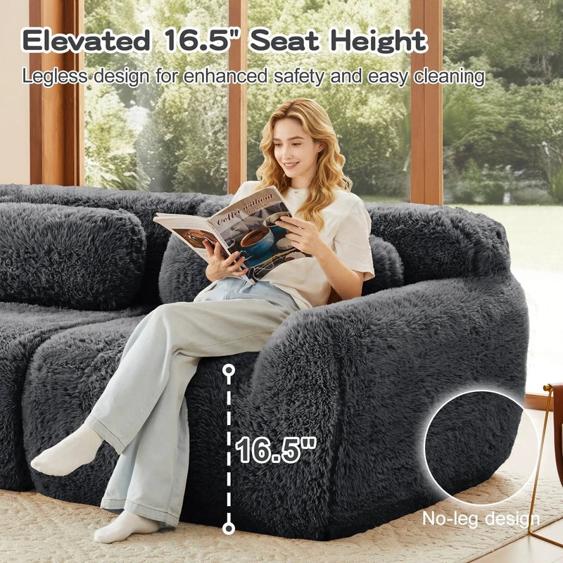 U-Shaped Boneless Sofa by HouseOfZazla