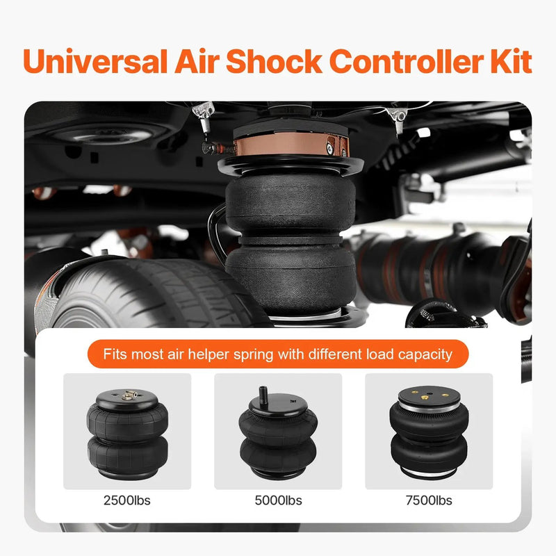 Air Shock Controller Kit 12V 100PSI On-Board Air Compressor System by HouseOfZazla