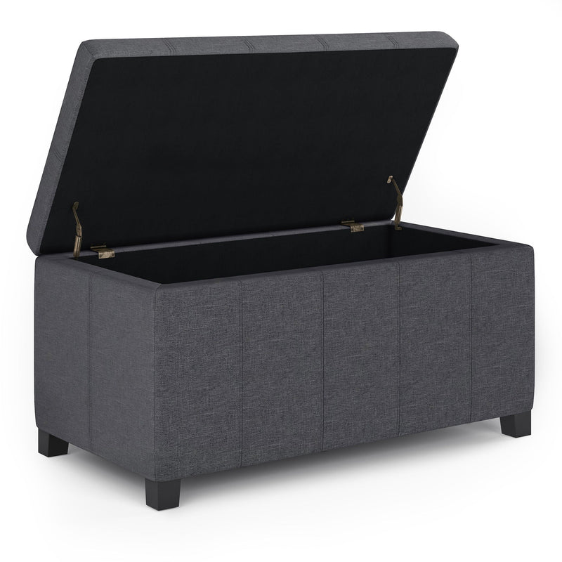 Dover - Upholstered Storage Ottoman Bench by HouseOfZazla
