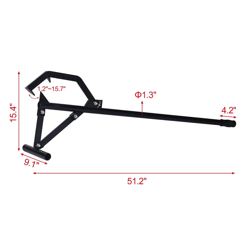 Timberjack Triple Thick Log Lifter Heavy-Duty Log Jack - Black by HouseOfZazla