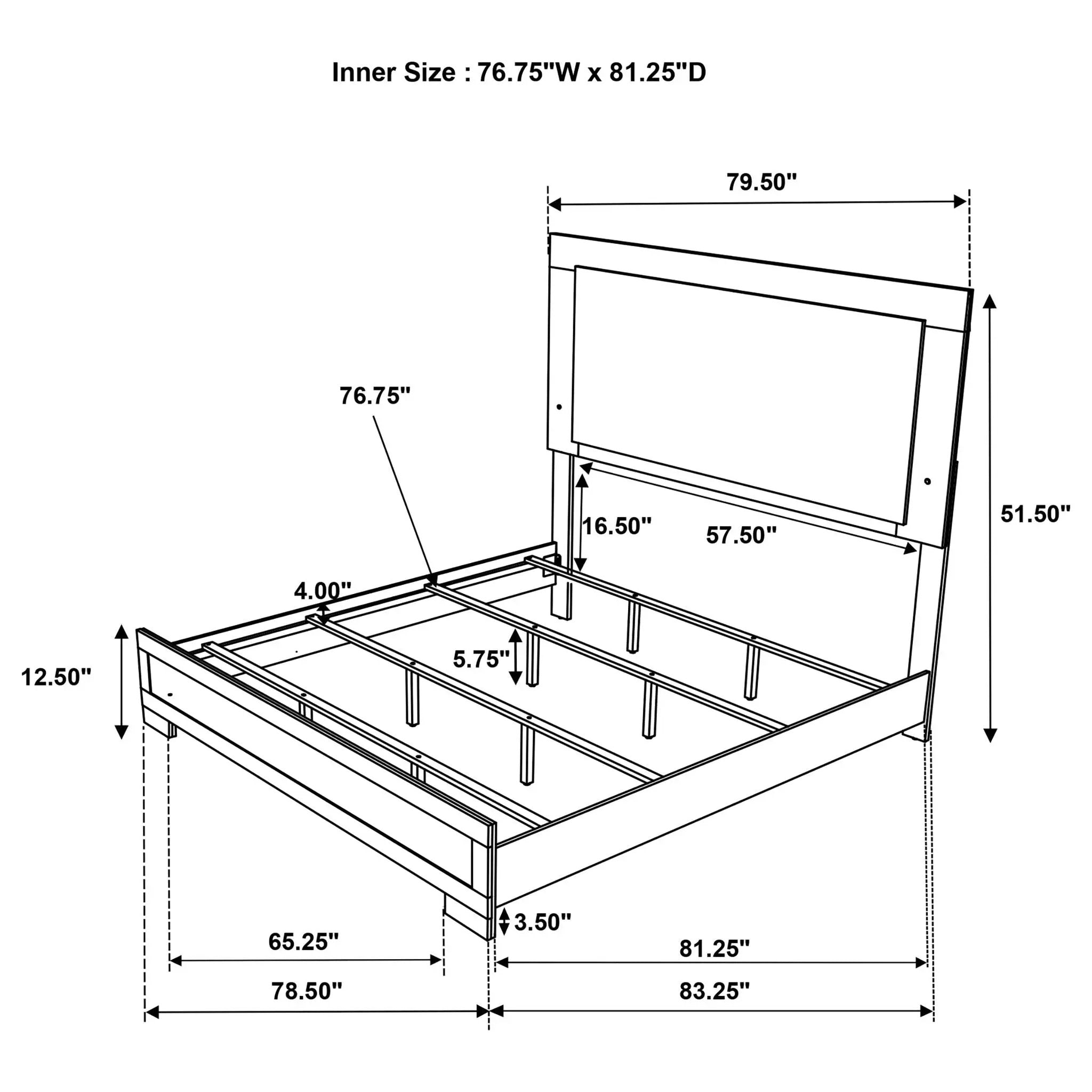 Lincoln - Bedroom Set With LED Headboard by HouseOfZazla
