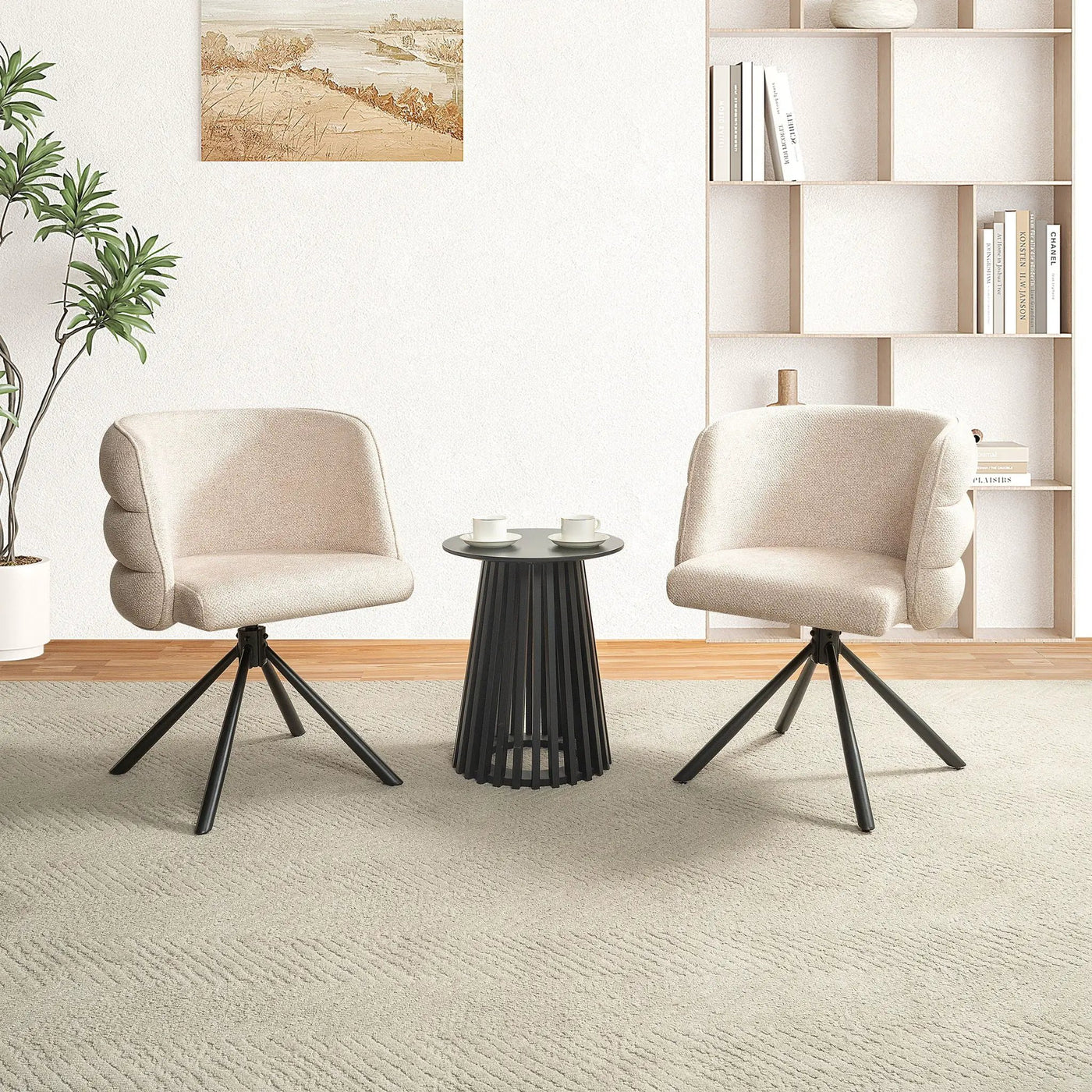 270 Degree Swivel Upholstered Desk Chairs (Set of 2) by HouseOfZazla