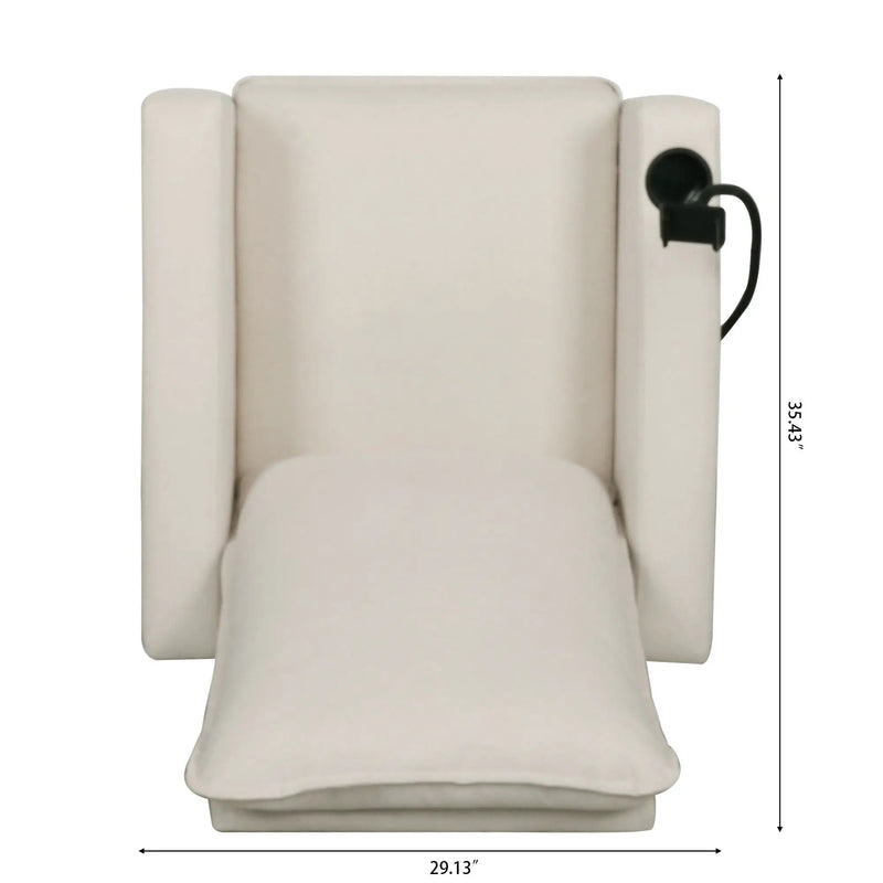 Recliner Chairs For Adults, Adjustable Recliner Sofa With Mobile Phone Holder & Cup Holder, Modern Reclining Chairs Fabric Push Back Recliner Chairs For Living Room, Bedroom by HouseOfZazla