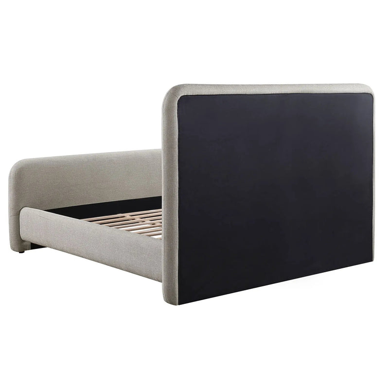 Wren Upholstered Eastern King Panel Bed Grey by Unique Piece Furniture