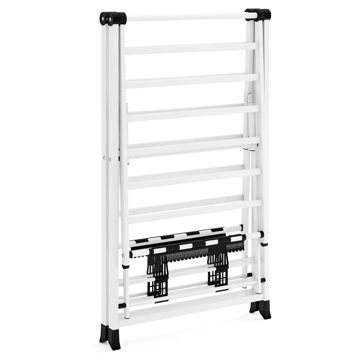 64 Inches Clothes Drying Rack with Height Adjustable Wings, photo 7 of 16