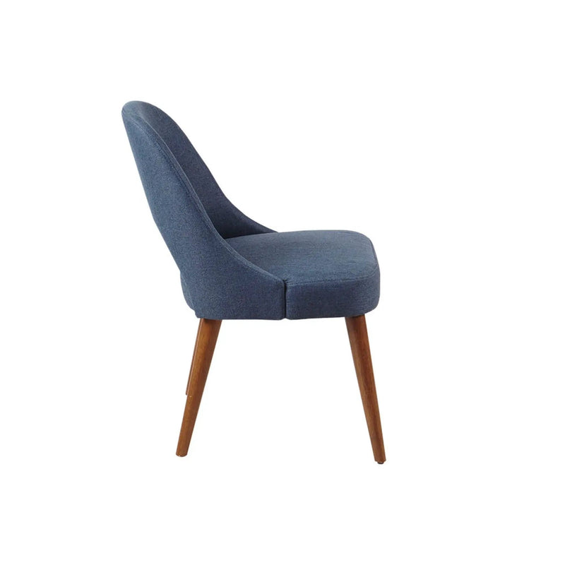 Dining Side Chair Upholstered Textured (Set of 2) - Navy by Unique Piece Furniture