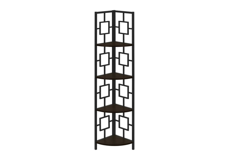 4 Tier Corner Bookshelf - Contemporary & Modern by HouseOfZazla