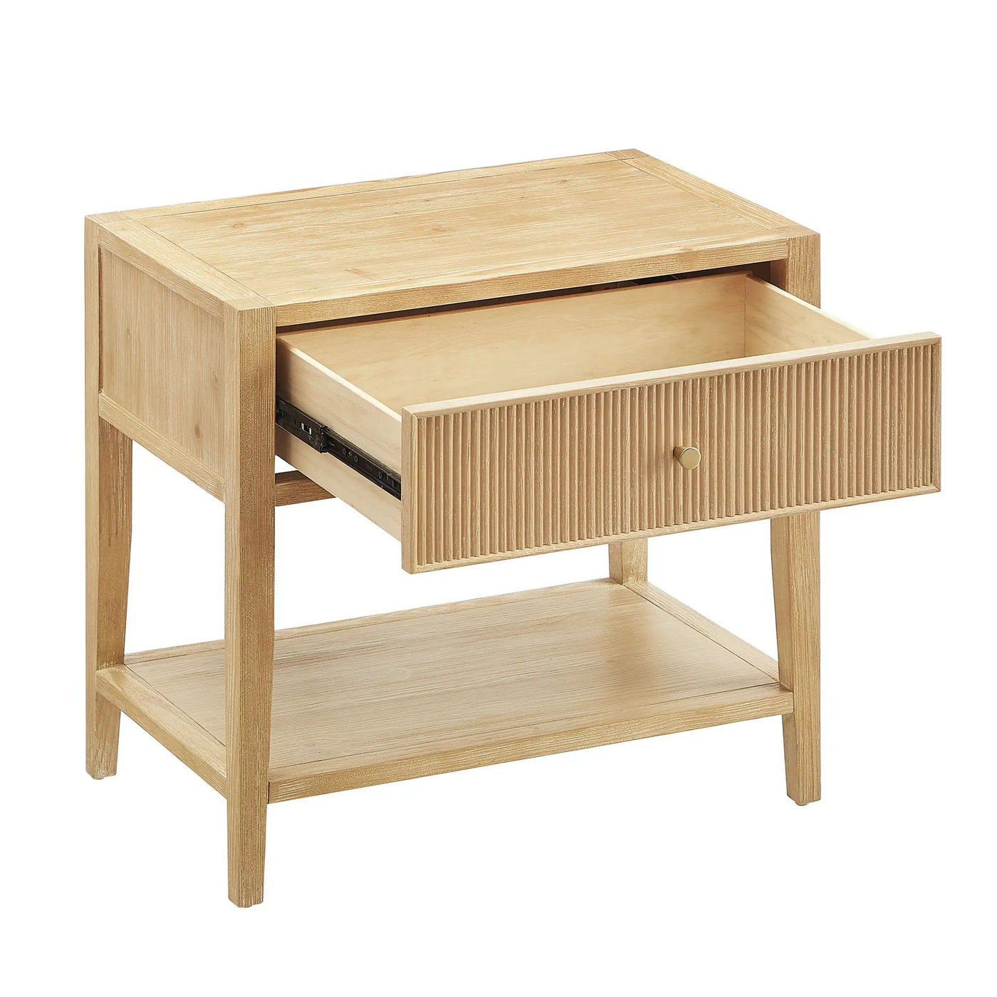 Finley - 1 Drawer Storage Nightstand by HouseOfZazla