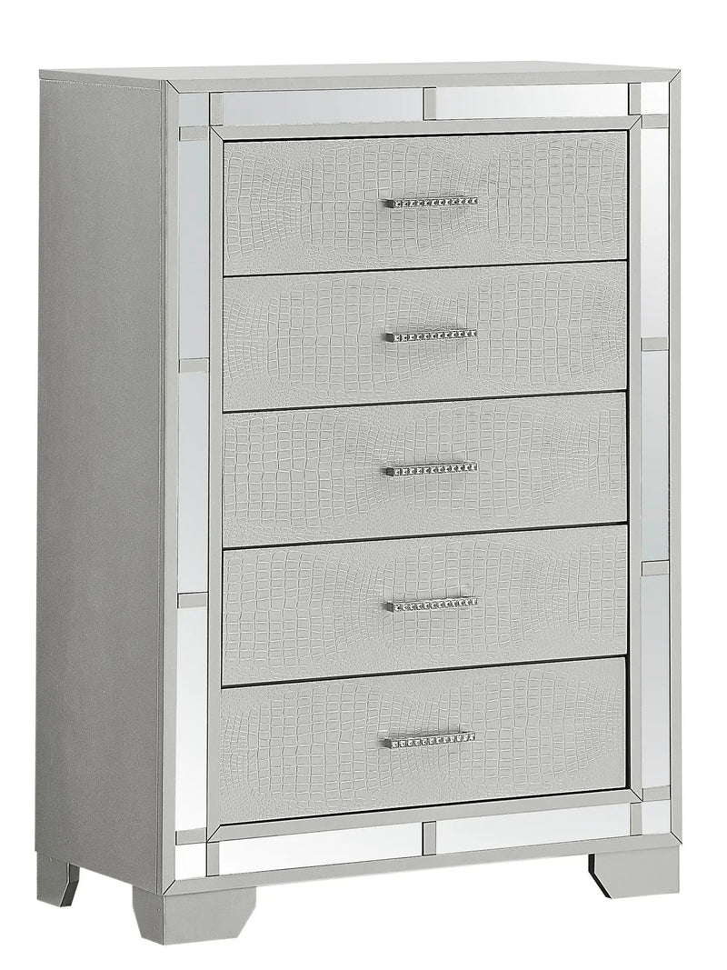 Madison - Chest - Silver Champagne by Unique Piece Furniture