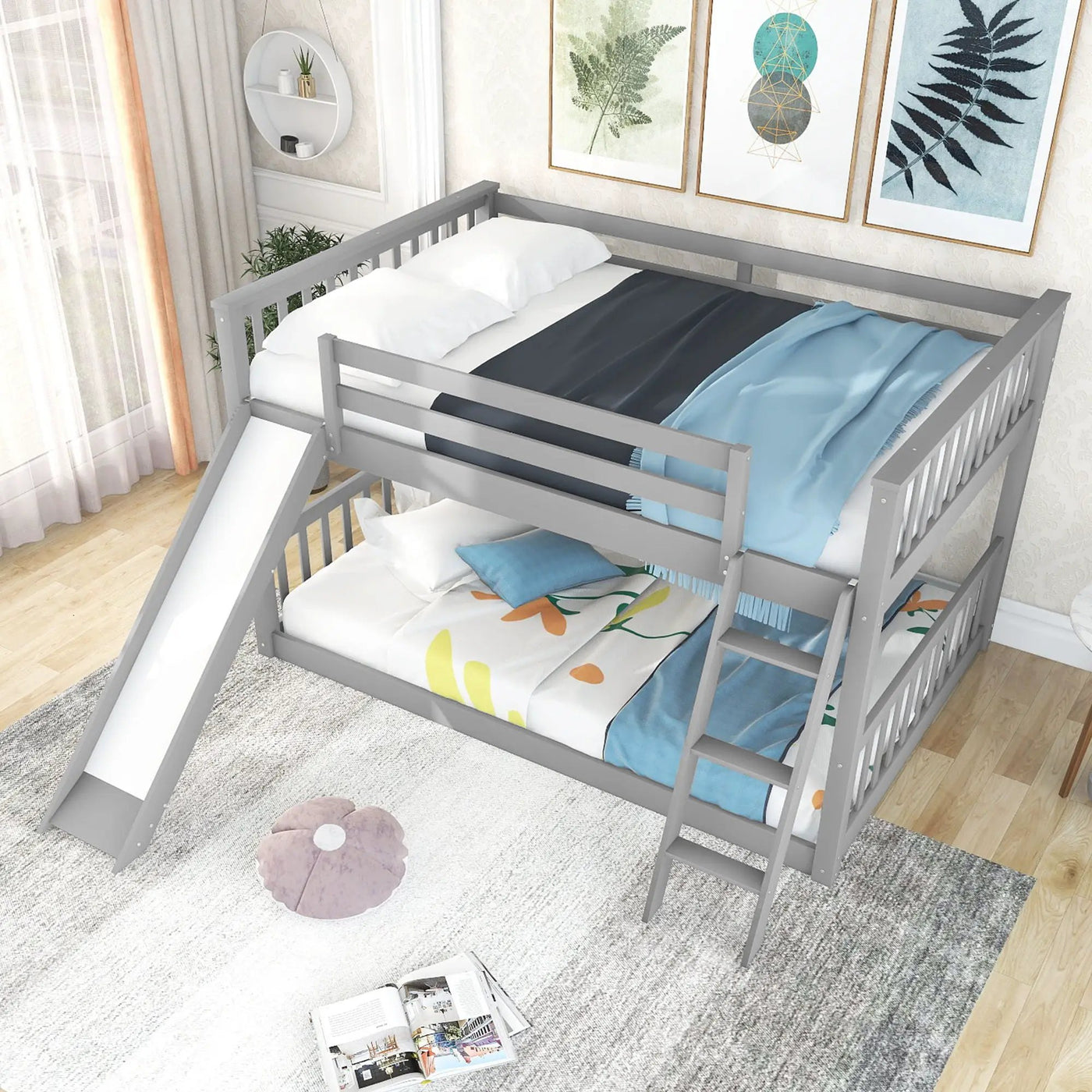 Bunk Bed & Convertible Slide And Ladder by HouseOfZazla