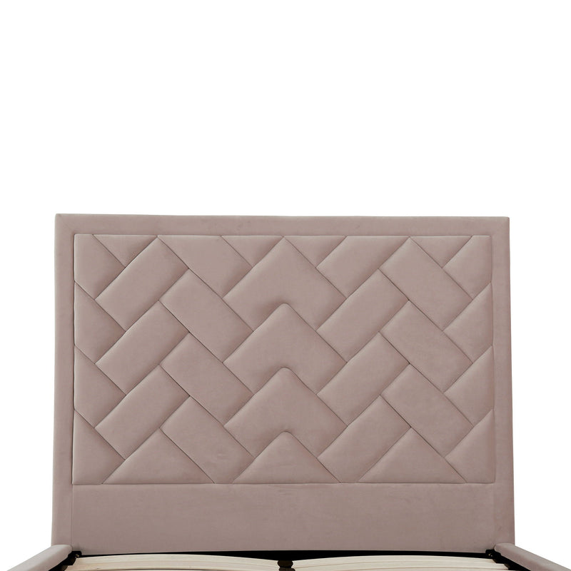 Crosby - Bed With Upholstered Headboard And Slats