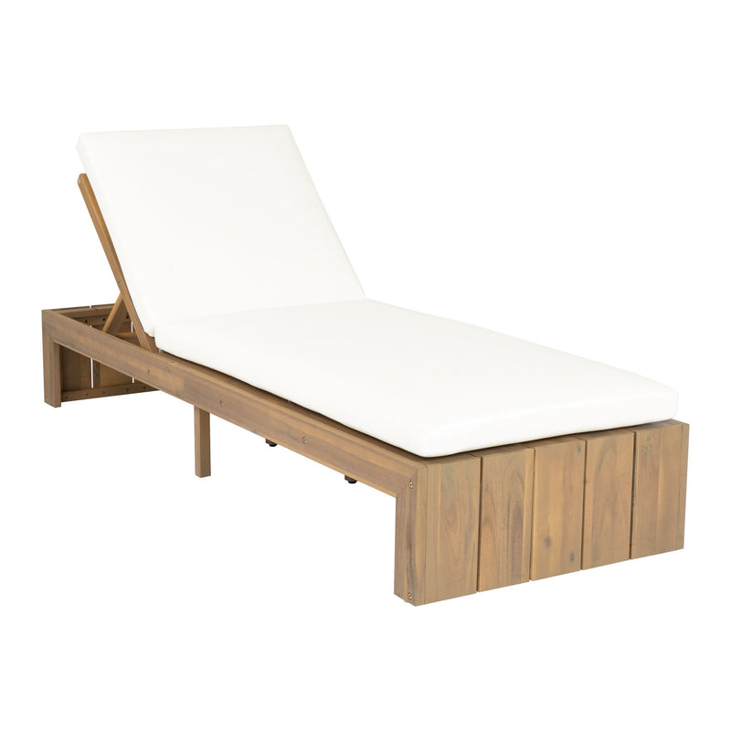 Adjustable Outdoor Chaise Lounge Patio Recliner With Removable Cushion by HouseOfZazla