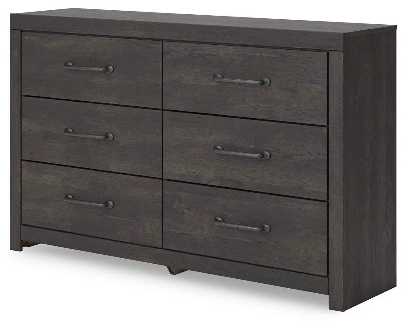 Hollivern - Six Drawer Dresser - Dark Gray by Unique Piece Furniture