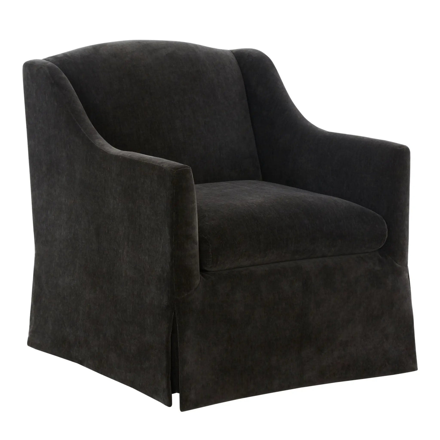 Luisa - Skirted Swivel Accent Chair by HouseOfZazla
