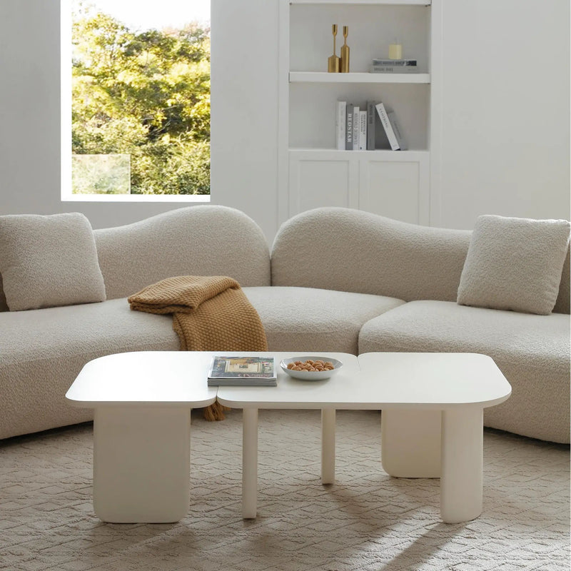 L-Shape Coffee Table For Living Room by Unique Piece Furniture