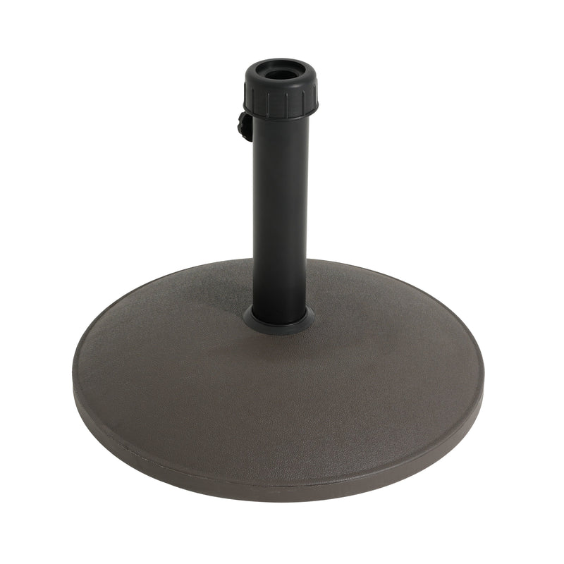 Ander Outdoor 35-pound Round Umbrella Base - Brown by HouseOfZazla