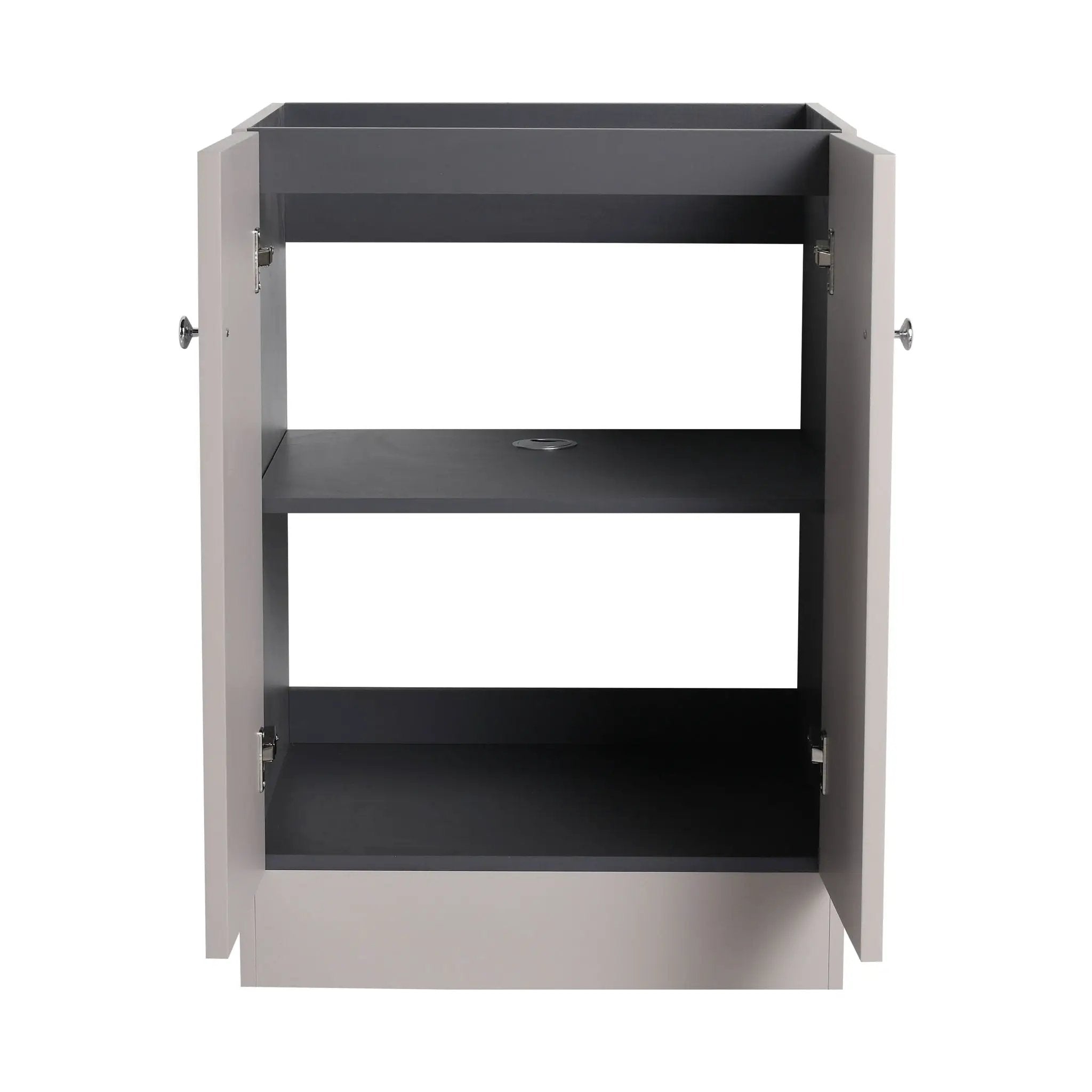 Modern Freestanding Bathroom Vanity With Soft Close Cabinet Doors by HouseOfZazla