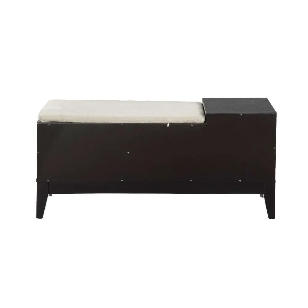 Boyet - Bench - Cream Fabric & Black by Unique Piece Furniture