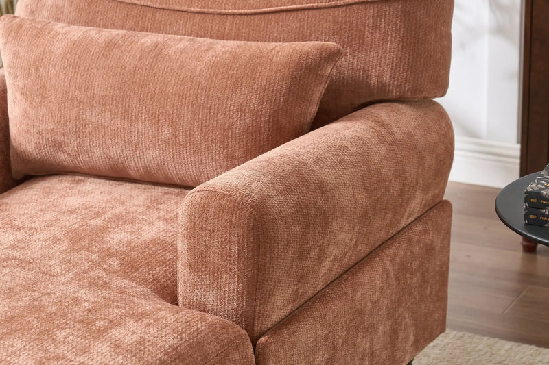 Modern Chaise Lounge Upholstered Indoor Recliner Sofa by HouseOfZazla