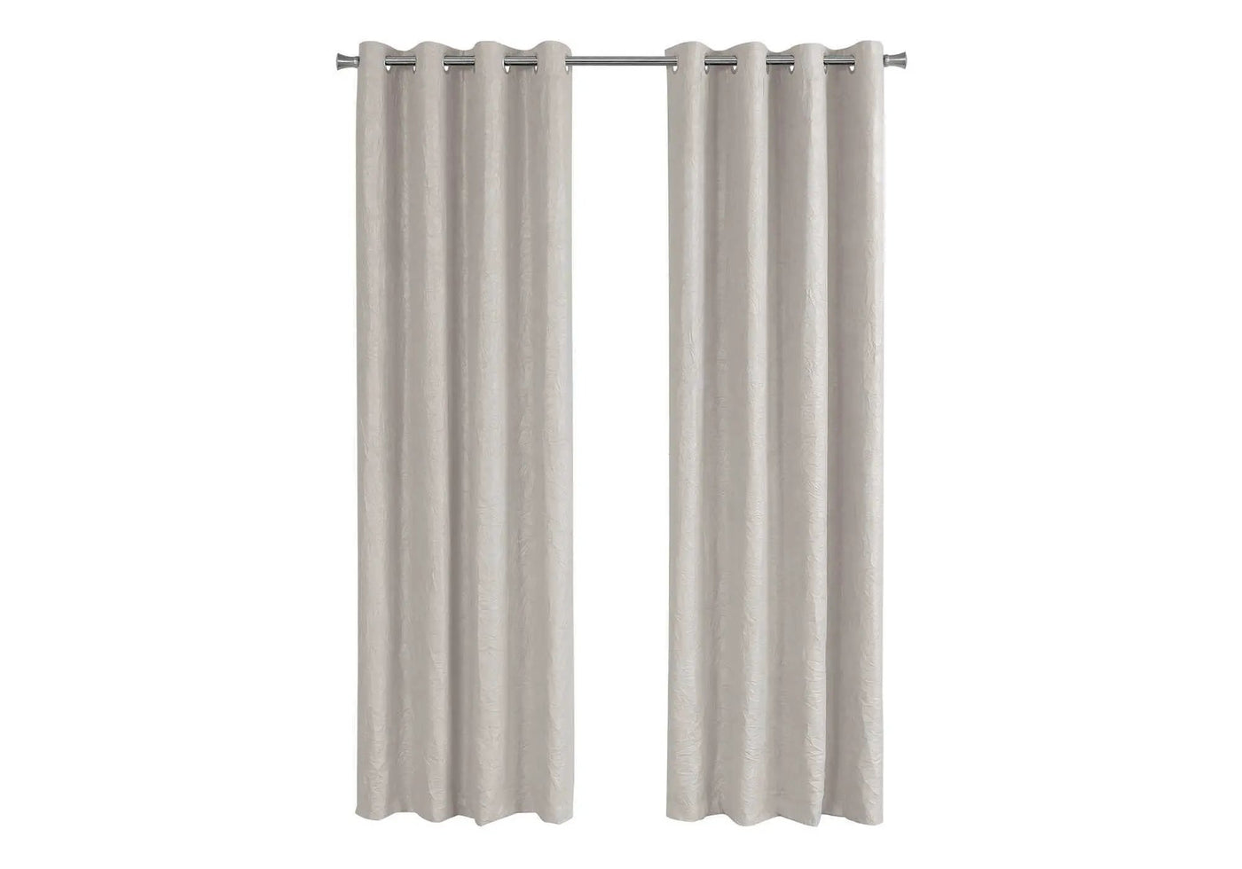 2 Pieces Set Room Darkening Curtain Panels with Grommet - Contemporary Style by HouseOfZazla