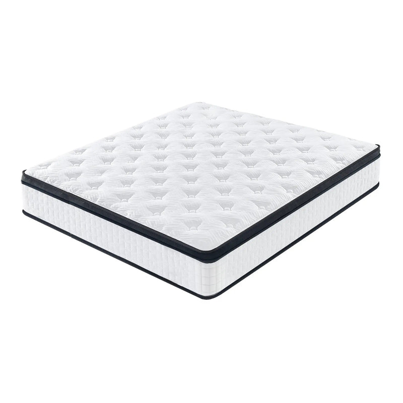12" Hybrid Mattress Individual Pocket Spring, 7 Zoned Memory Foam by HouseOfZazla