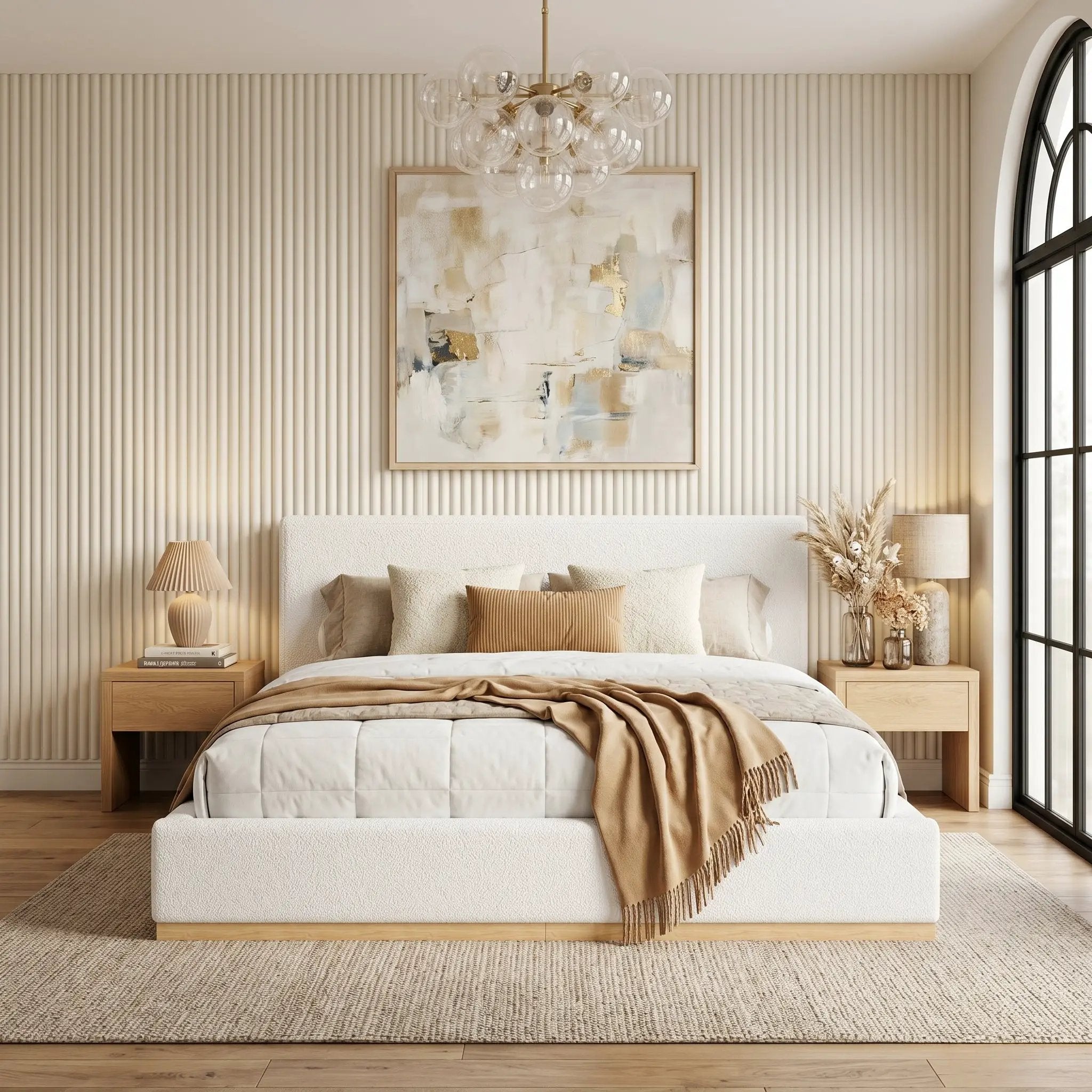 Elegant Upholstered Bed by HouseOfZazla
