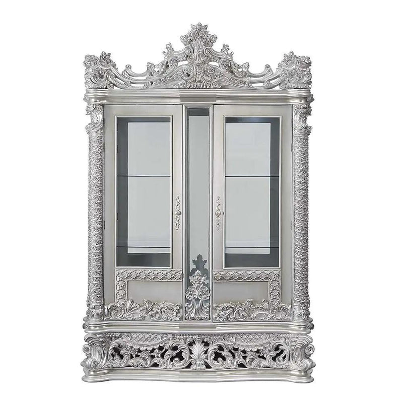 Valkyrie - Curio - Antique Platinum by Unique Piece Furniture