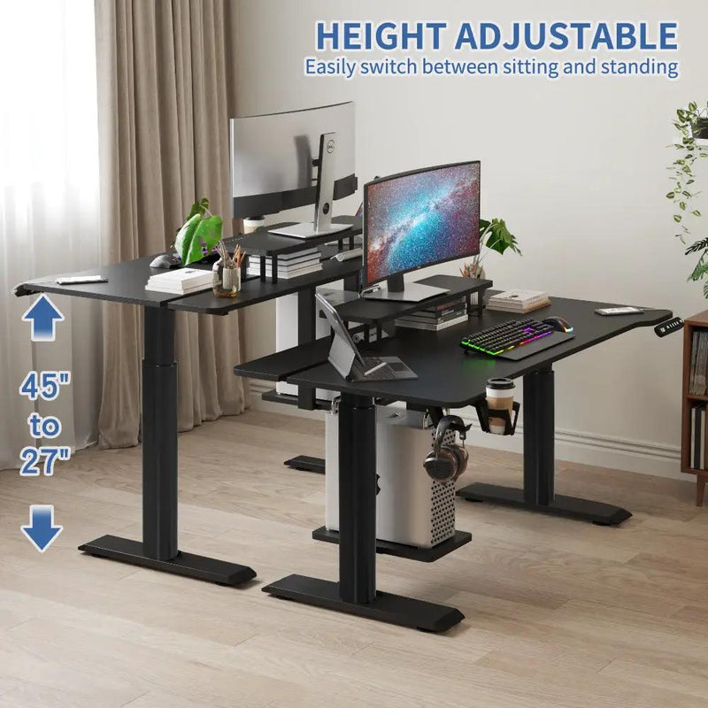 Polaris 63" Adjustable Height Desk by HouseOfZazla