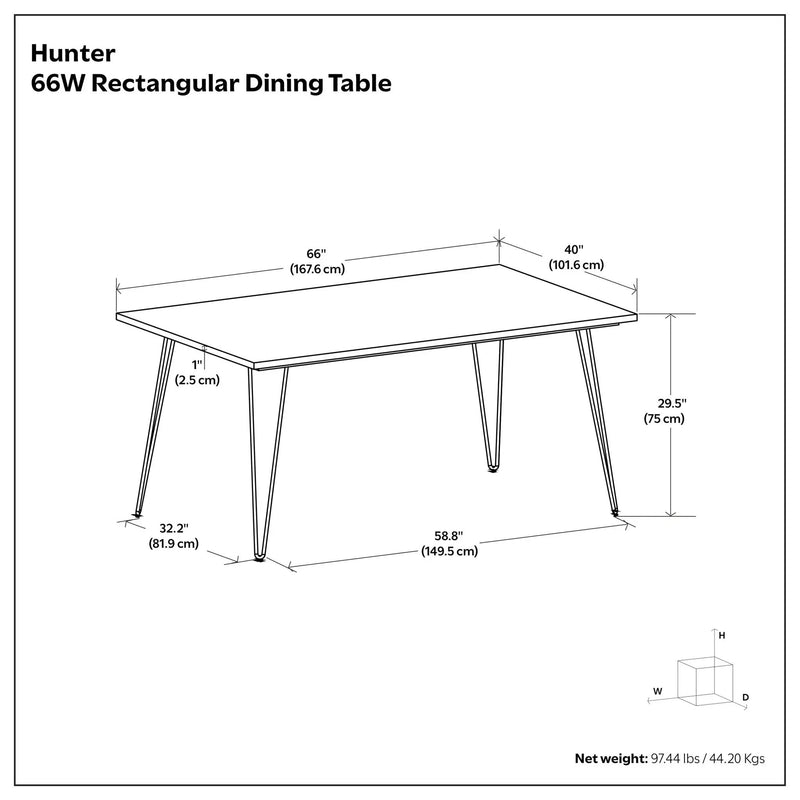 Hunter - Handcrafted Dining Table by HouseOfZazla