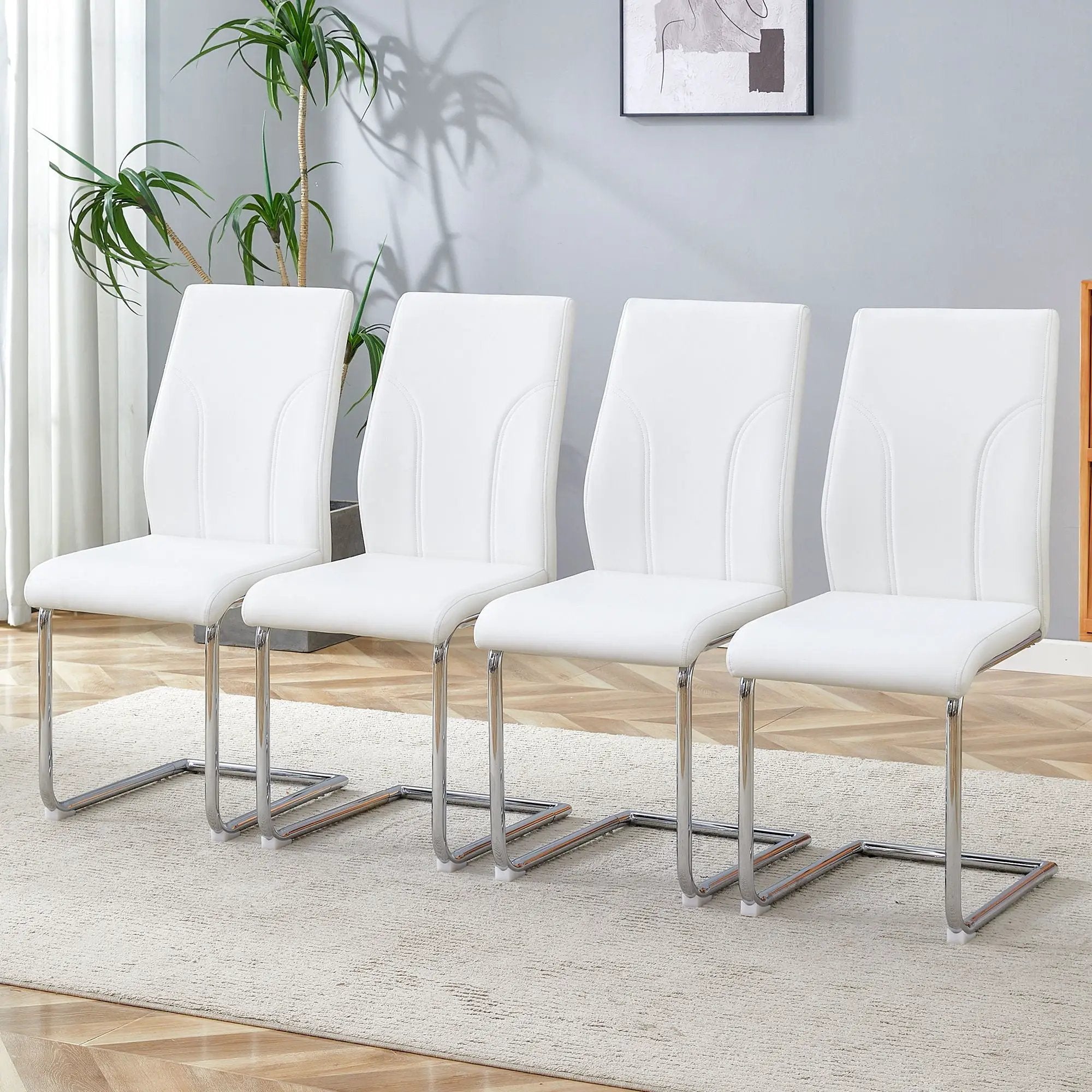 Modern Dining Chairs With High Backrest And Sturdy Legs by Unique Piece Furniture