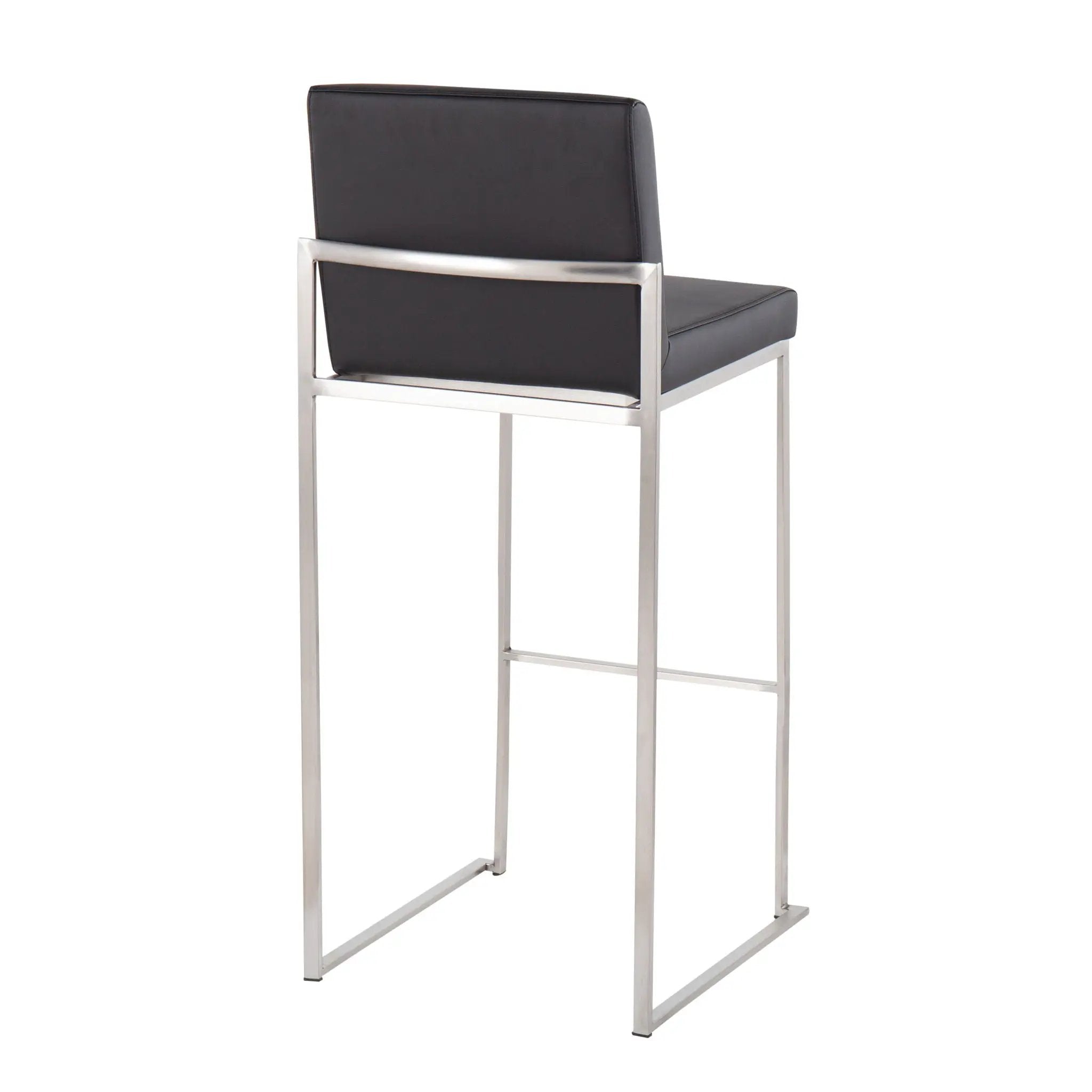 Fuji - Contemporary And Modern Elegance High Back Barstool by HouseOfZazla