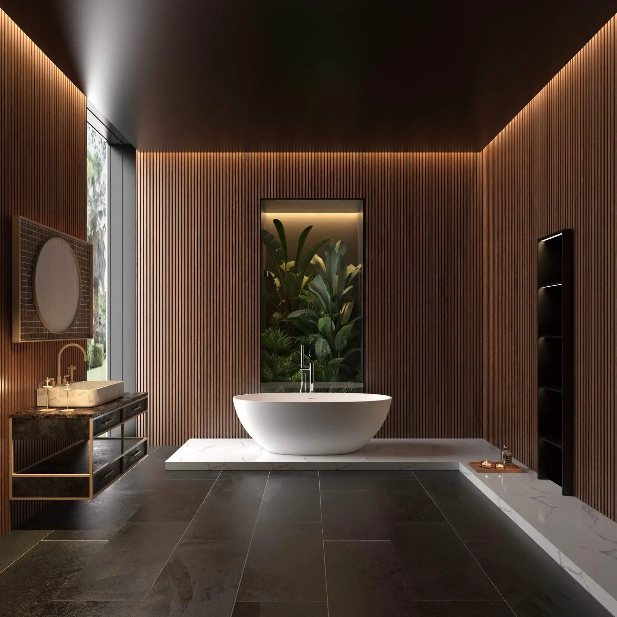 Nuvia Virella 65-Inch Luxury Freestanding Soaking Bathtub With Overflow And Pop-Up Drain (SAK69451) by SAKSBY WHOLESALE