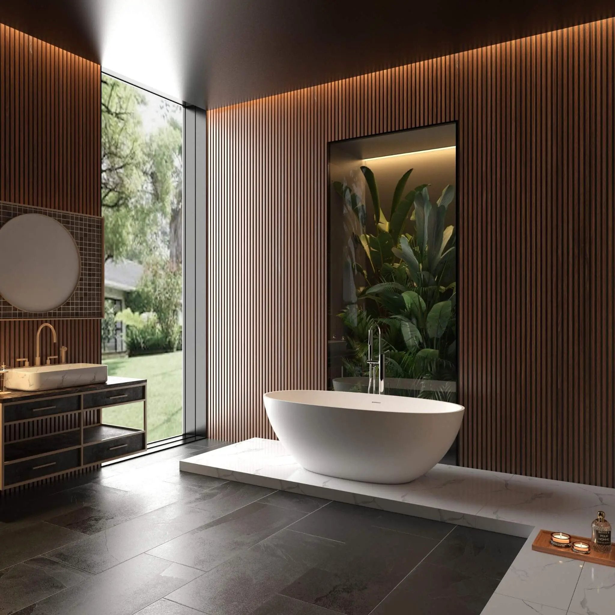 Nuvia Virella 65-Inch Luxury Freestanding Soaking Bathtub With Overflow And Pop-Up Drain (SAK69451) by SAKSBY WHOLESALE