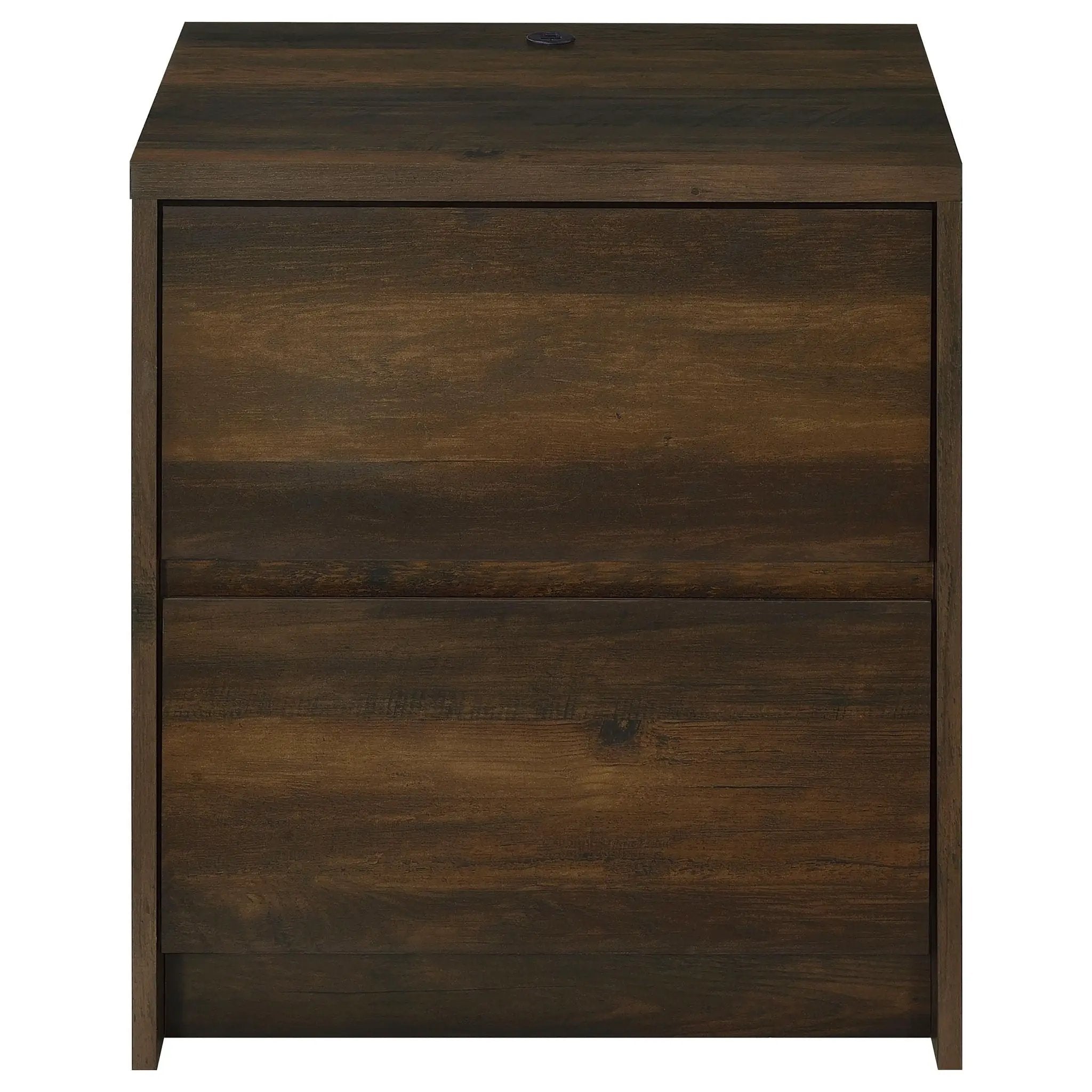 Westpark 2-drawer Nightstand LED Lights and USB Dark Pine by Unique Piece Furniture