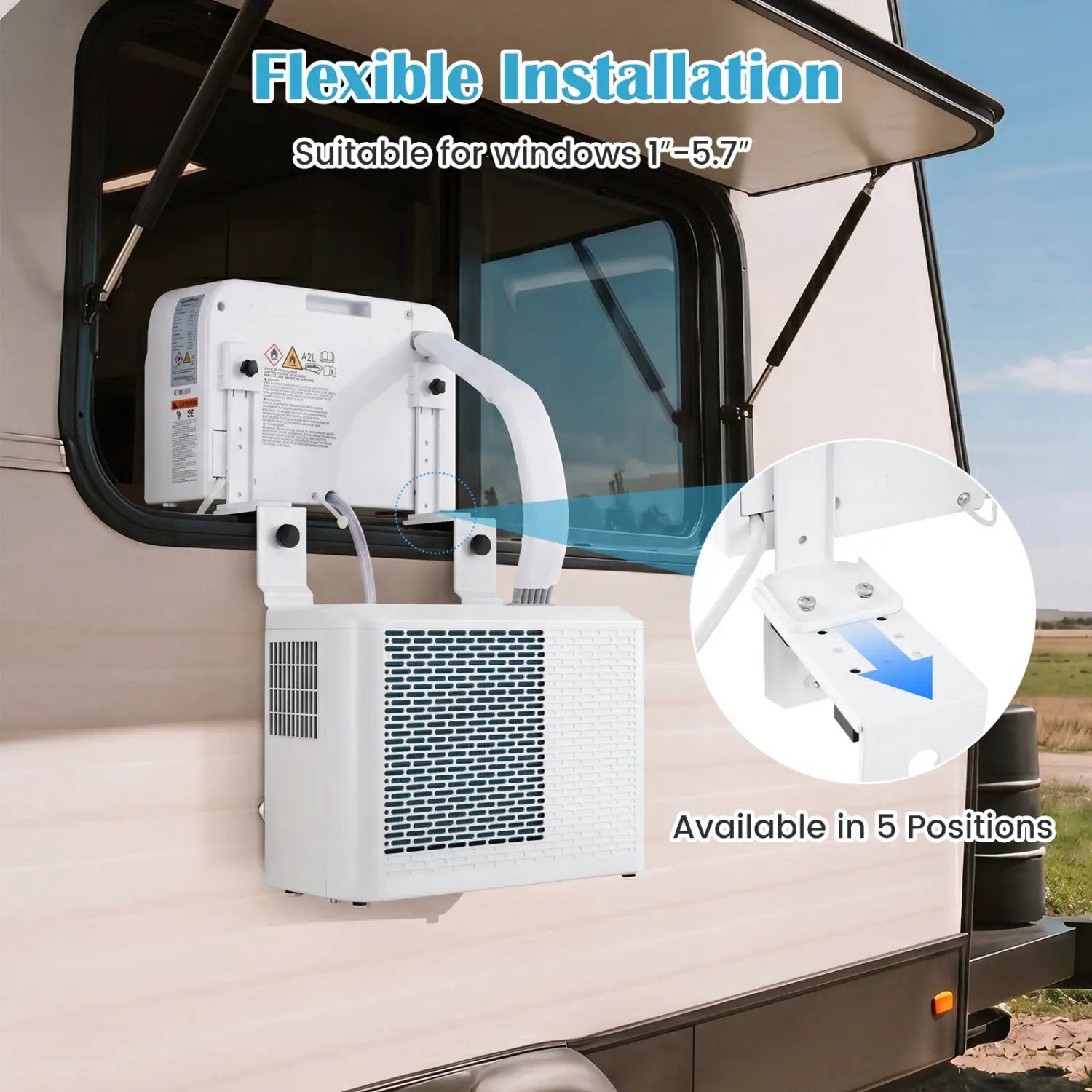 6500 BTU Window Air Conditioner with WiFi and Voice Control by DirectDeals