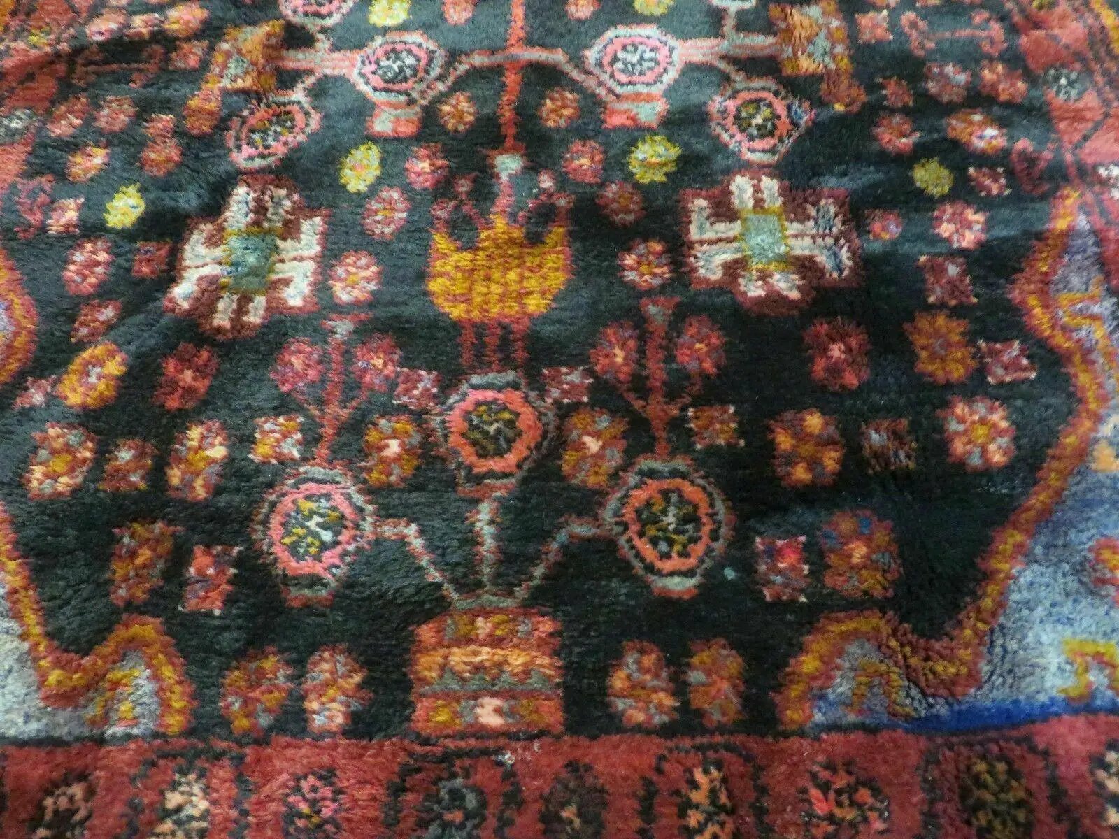 4' X 10' Antique Handmade Tribal Turkish Oriental Floral Wool Rug Organic Nice by Jewel Rugs