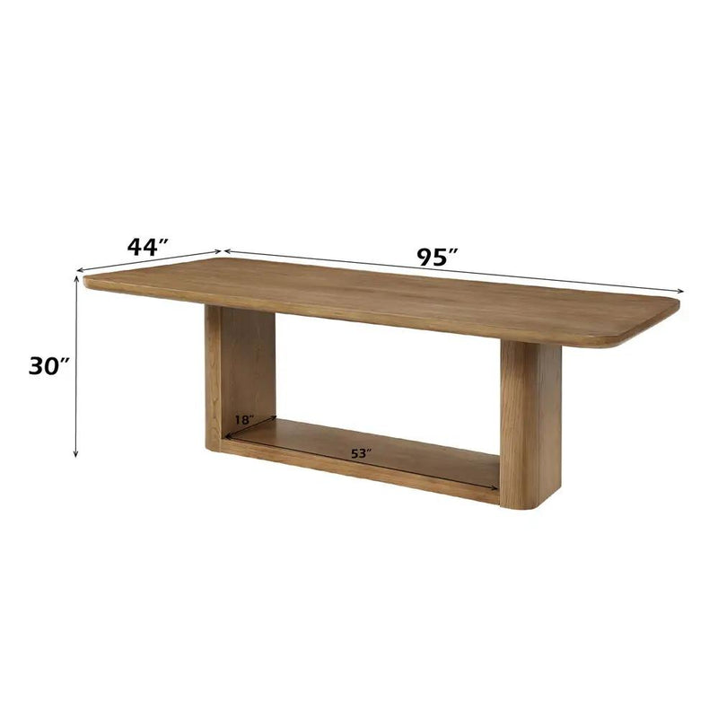 Zoey - Dining Table - Oak by Unique Piece Furniture