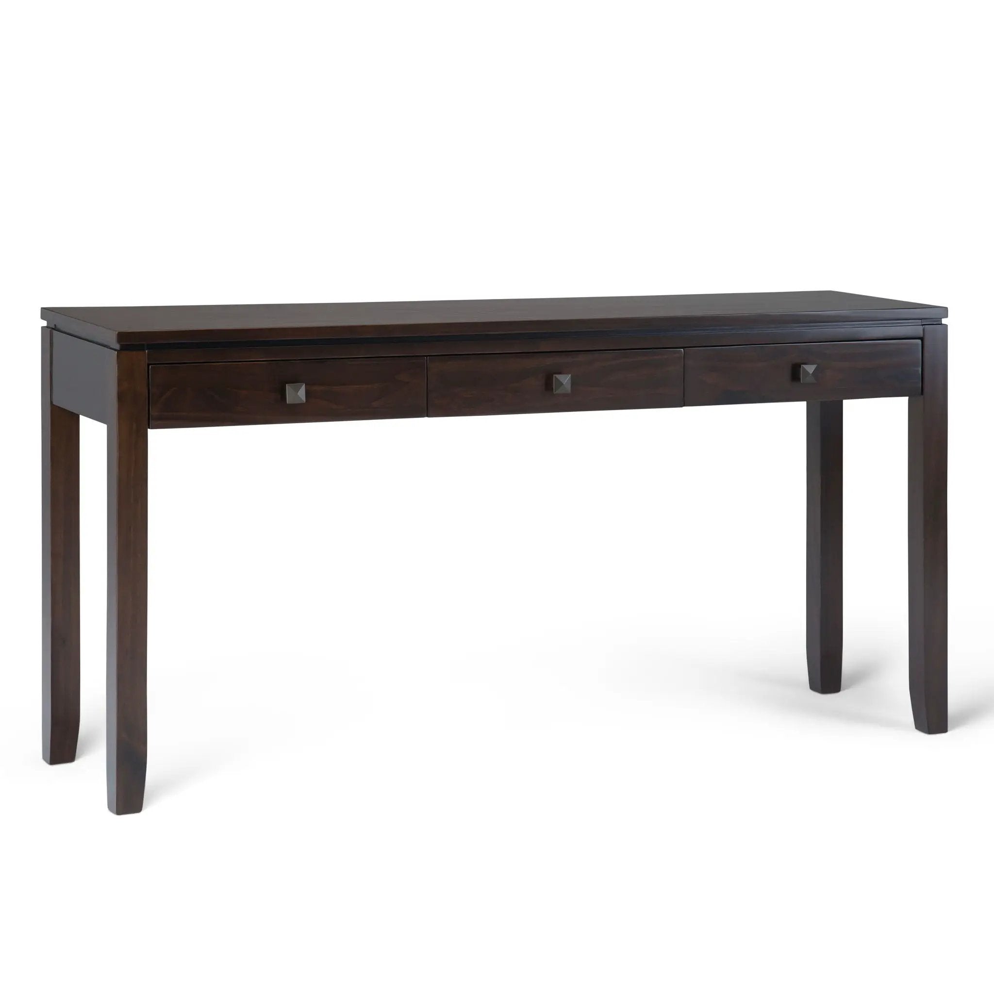 Cosmopolitan - Wide Console Sofa Table - Mahogany Brown by HouseOfZazla