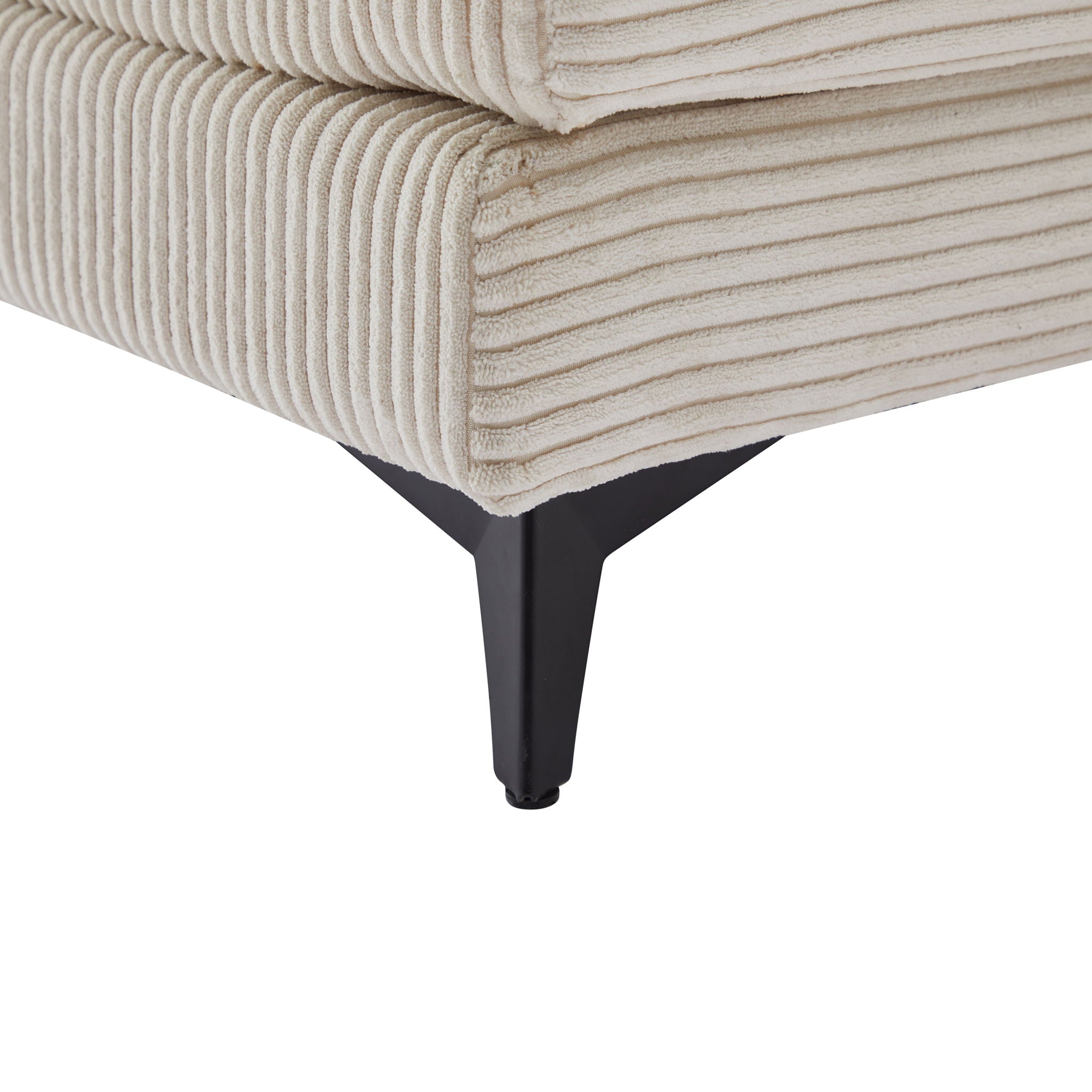 Modern Deep Seat Sectional Sofa With Ottoman by HouseOfZazla