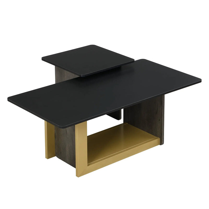 Small Square Coffee Table With End Table (Set of 2) by Unique Piece Furniture
