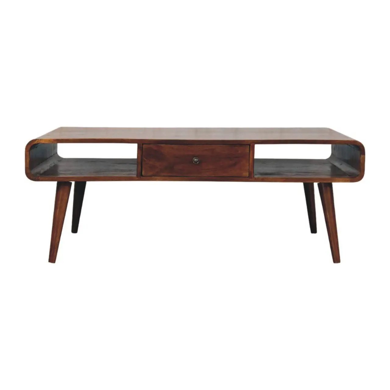 Avora - 2 Drawer Coffee Table - Brown by Unique Piece Furniture